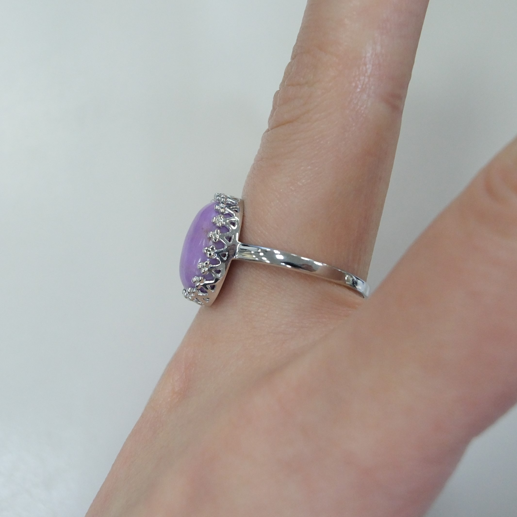 Серебряное кольцо с фосфосидеритом